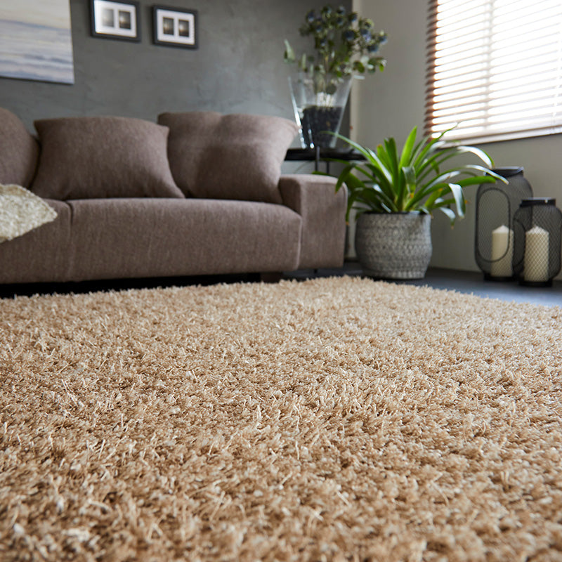 【サイズオーダー対応】太さの異なる糸を組み合わせた表情豊かなシャギーラグ フレールシャギー