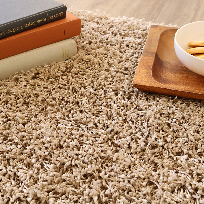 【サイズオーダー対応】太さの異なる糸を組み合わせた表情豊かなシャギーラグ フレールシャギー