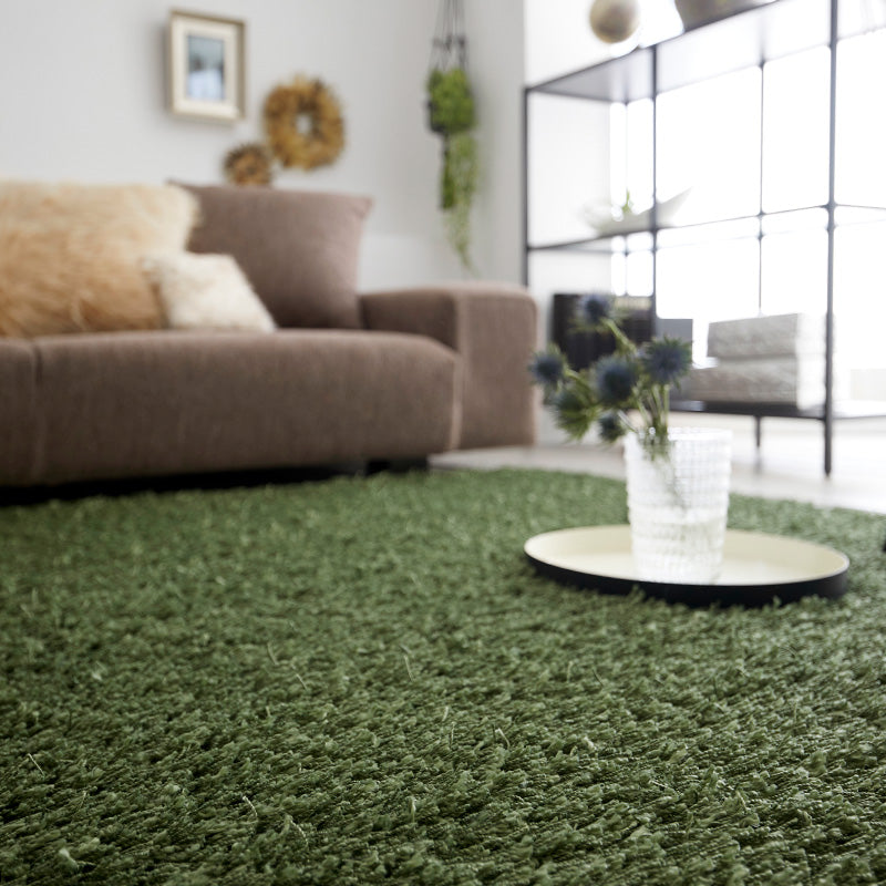 【サイズオーダー対応】太さの異なる糸を組み合わせた表情豊かなシャギーラグ フレールシャギー