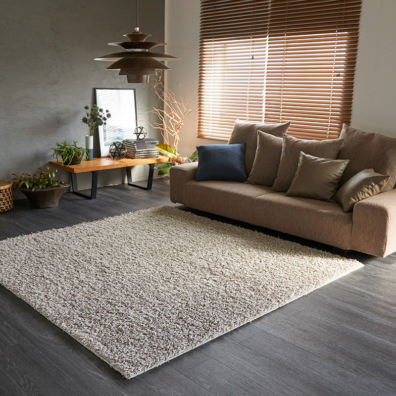 【サイズオーダー対応】太さの異なる糸を組み合わせた表情豊かなシャギーラグ フレールシャギー