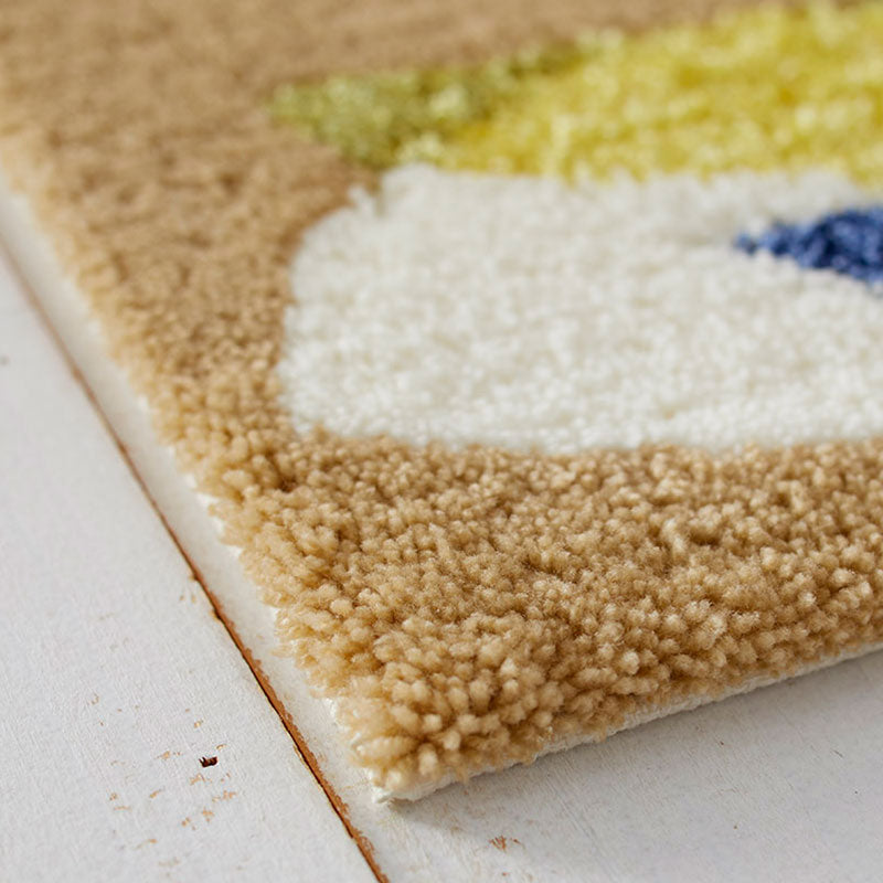 みずみずしい果実が実っている木々がモチーフのデザインマット KAJYUEN MAT