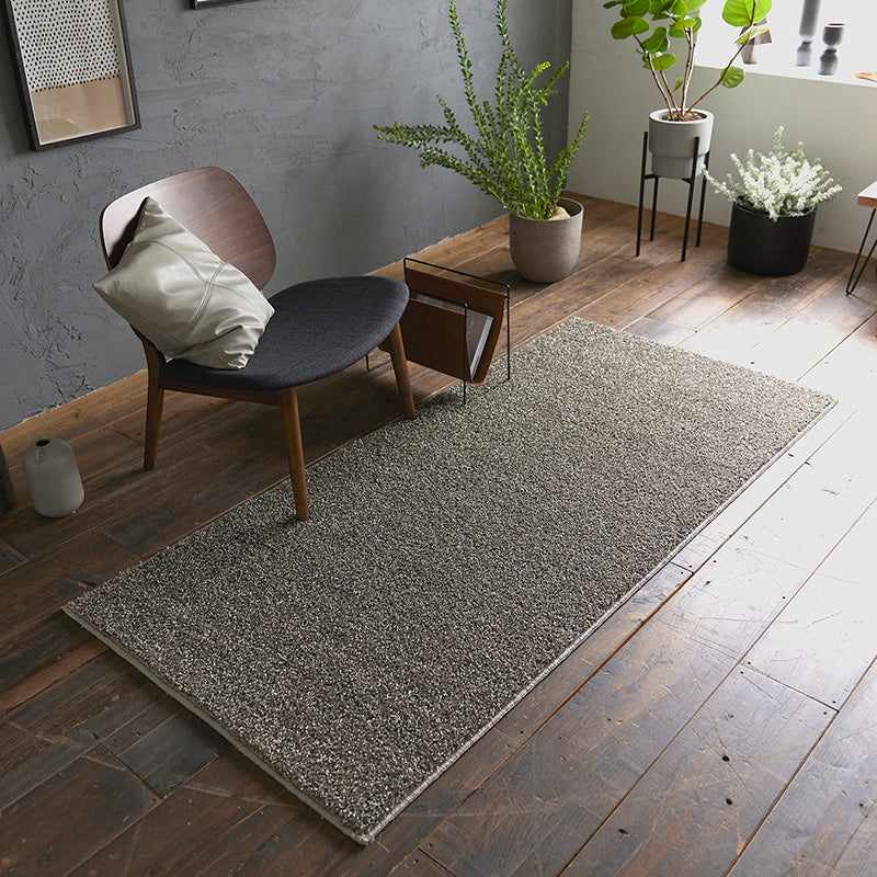 上品な光沢が高級感を演出するおしゃれな防炎&消臭ラグ ルネラグ