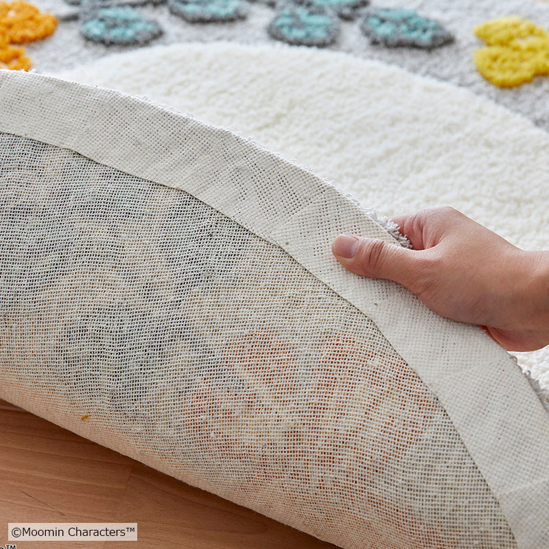 MOOMIN ムーミン / ムーミンのおしりラグ 円形95×95cm