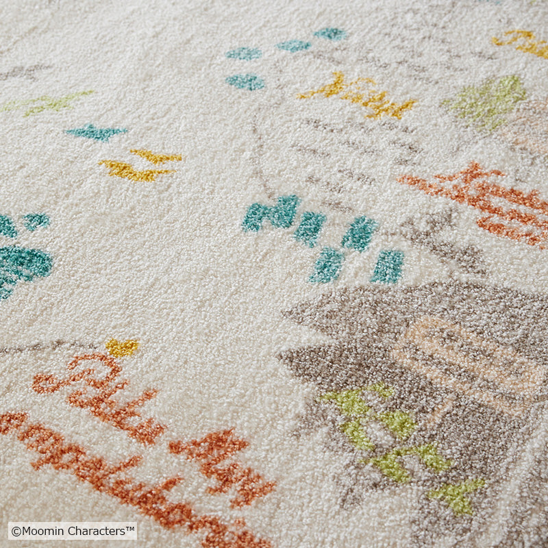MOOMIN ムーミン / ムーミン谷の地図ラグ 140×200cm