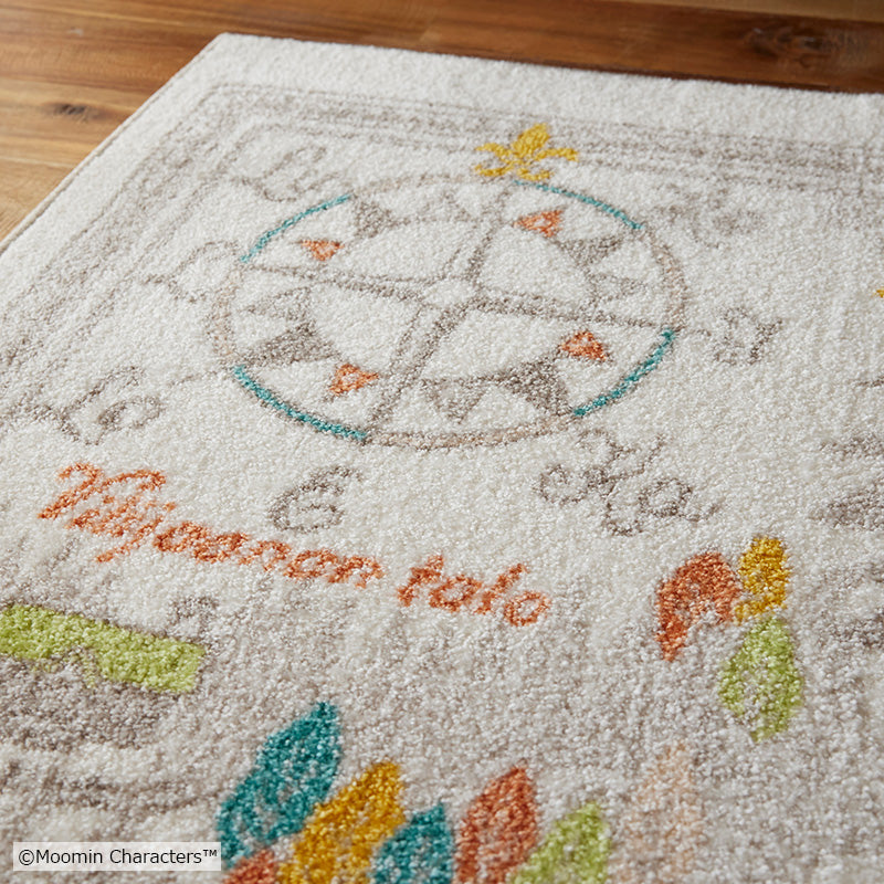 MOOMIN ムーミン / ムーミン谷の地図ラグ 140×200cm