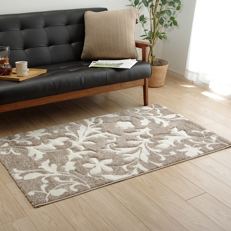 立体感のあるオシャレなラグ トルコ製ウィルトン織りカーペット ネム