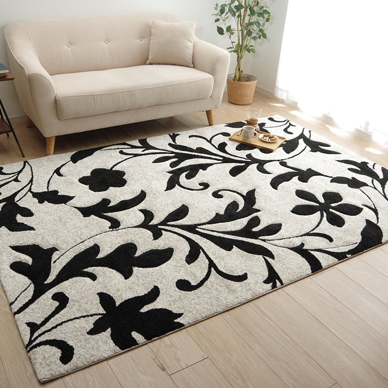 立体感のあるオシャレなラグ トルコ製ウィルトン織りカーペット ネム