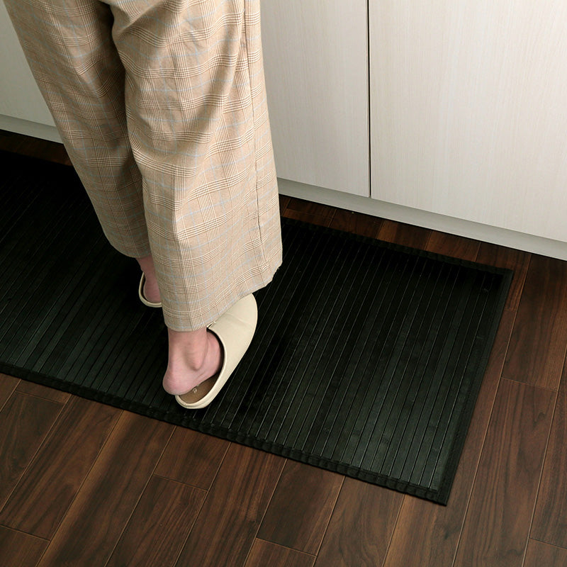 耐久性に優れた竹のキッチンマット 竹の素材感をいかしたバンブーマット 長さ:150~240cm