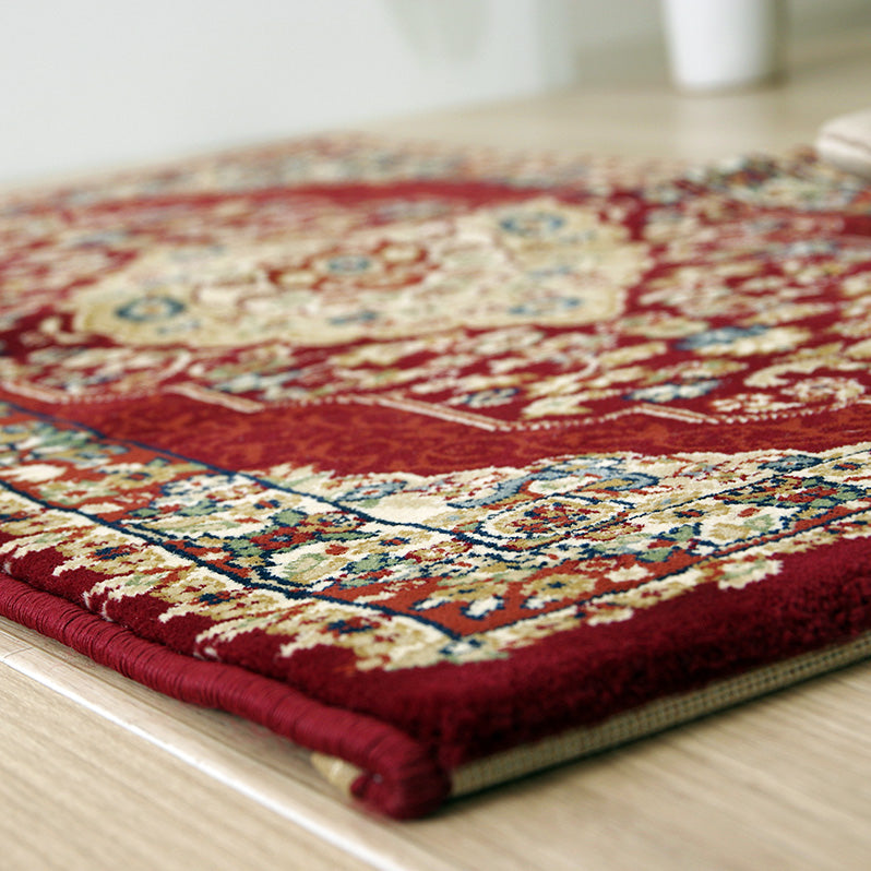 格調高いメダリオン柄玄関マット トルコ製ウィルトン玄関マット ベルミラ