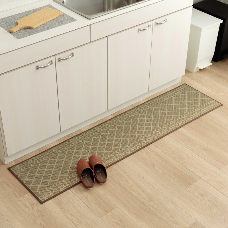 い草のキッチンマット サラッとしてして素足にもやさしい