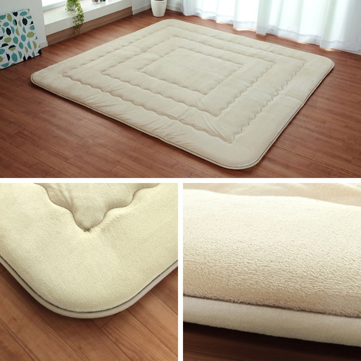 こたつ敷き布団 表地には肌触りが良く耐久性に優れたマイクロファイバーを使用