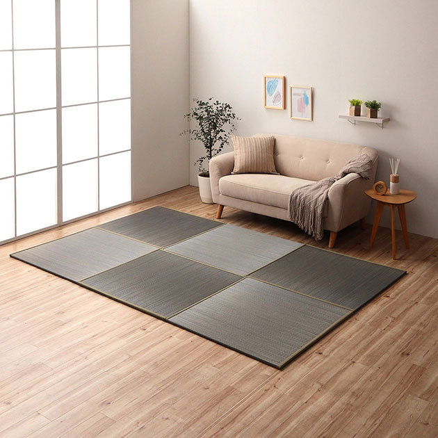 置き畳 届いたユニット畳を床に置くだけで畳のスペース ラッカル 約82×82cm