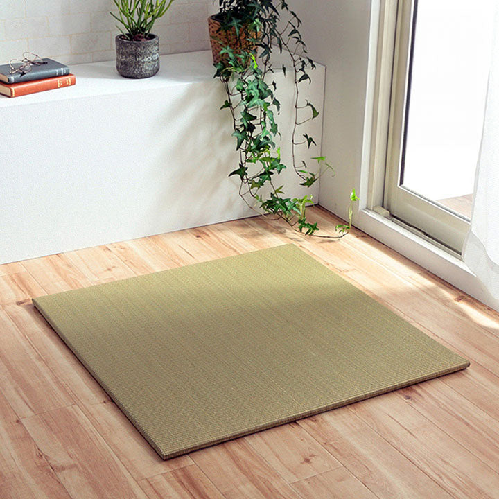 フローリングに置くだけ置き畳 無地畳 なつかしい畳の香りと肌ざわり