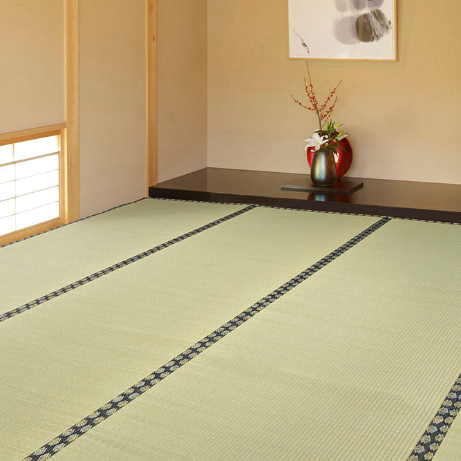 フリーカットできる い草上敷き みすず 団地間サイズ(補修テープ付き)