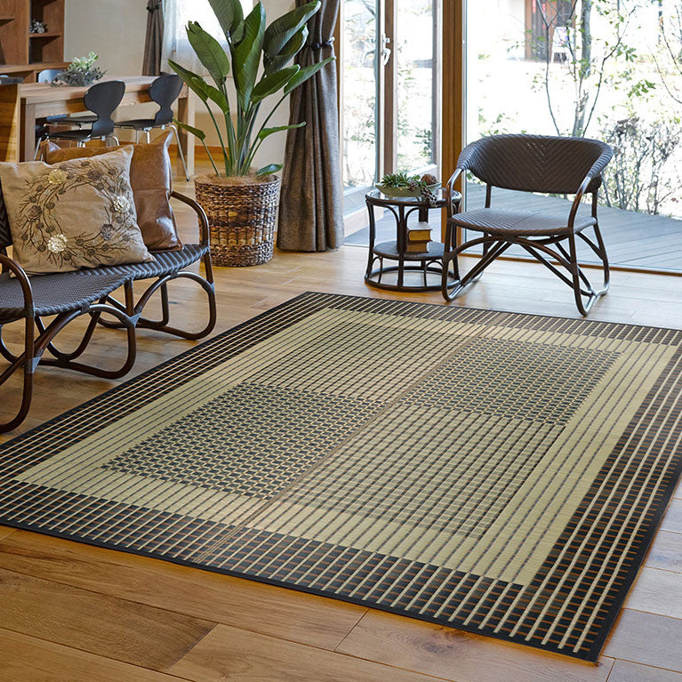 上質な国産い草のみを使用したい草ラグ 栄山 裏貼りなし