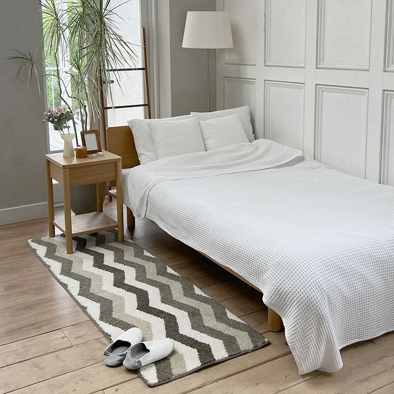 洗える抗菌防臭防ダニ デザインロングマット キッチンマット