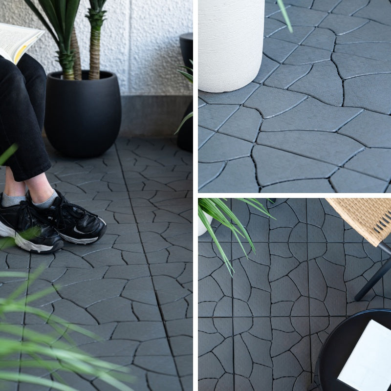 テラスやベランダの床をあっという間にDIYできるフロアパネル(10枚入り)