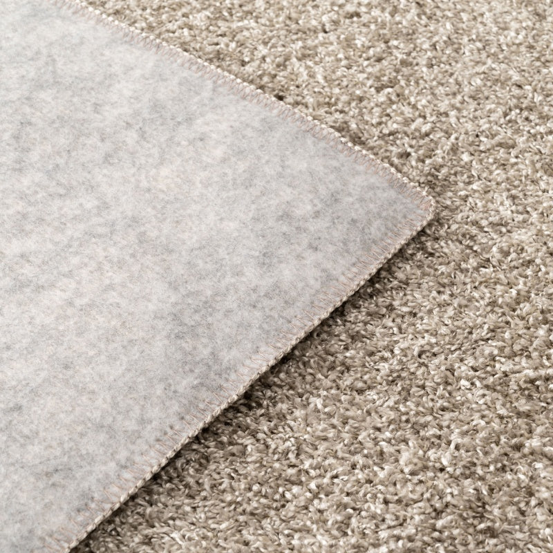 大人グレーのシャギーラグ 国産