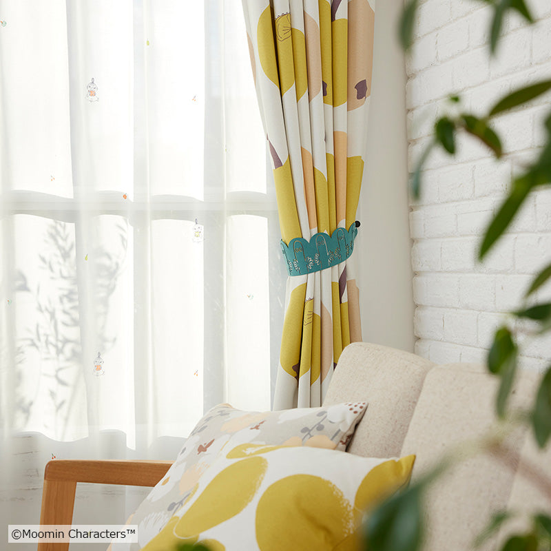 MOOMIN ムーミン カーテンタッセル ニョロニョロ スエード(49×8cm)