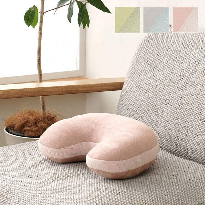 オールシーズン使えるスエード調のクッション 豆クッション
