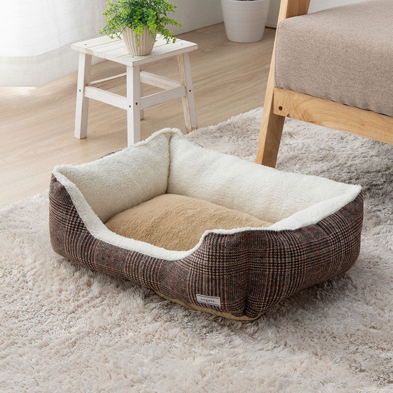 寒い冬にぴったりのペット用ベッド