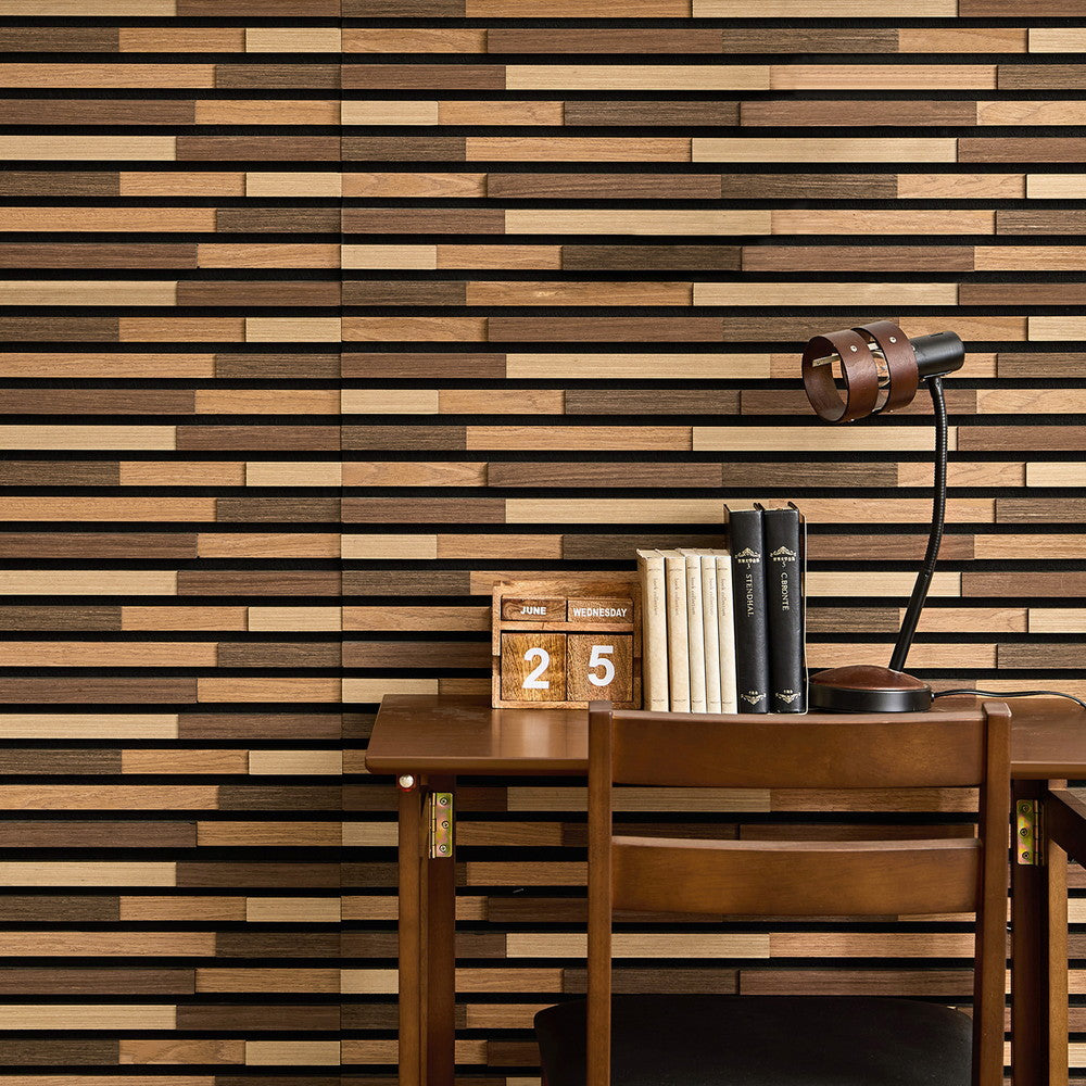 壁をおしゃれにDIYできる吸音パネル(同色6枚組)工事不要・簡単施工