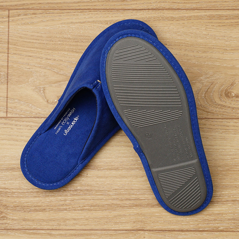 room's easyWASH × Ultrasuede® 洗濯機で丸洗いができるスリッパ