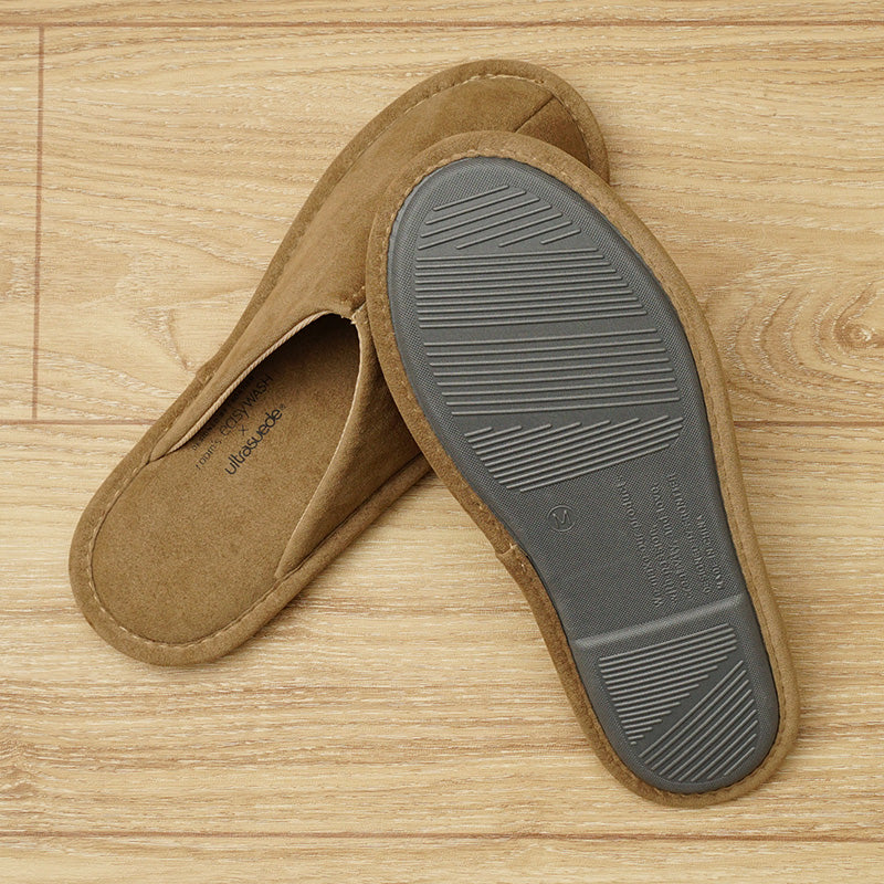 room's easyWASH × Ultrasuede® 洗濯機で丸洗いができるスリッパ