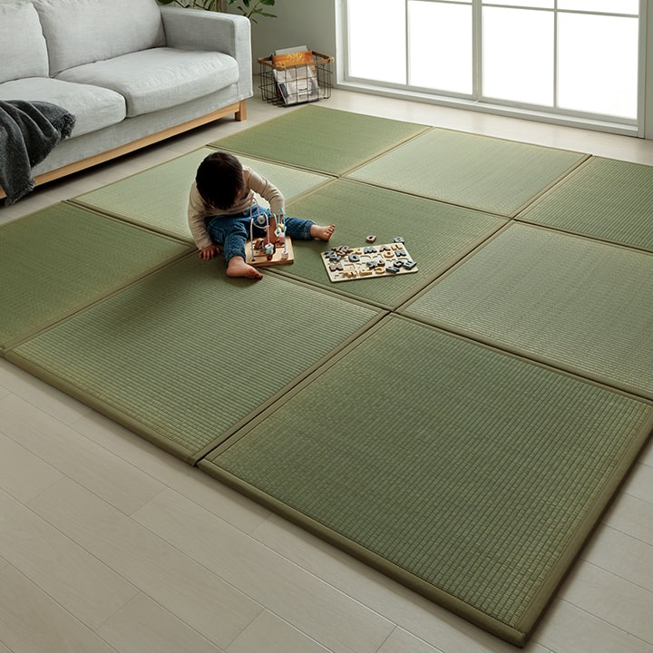 滅ダニシートを使用した置き畳 ダニ増殖抑制99%を実現する