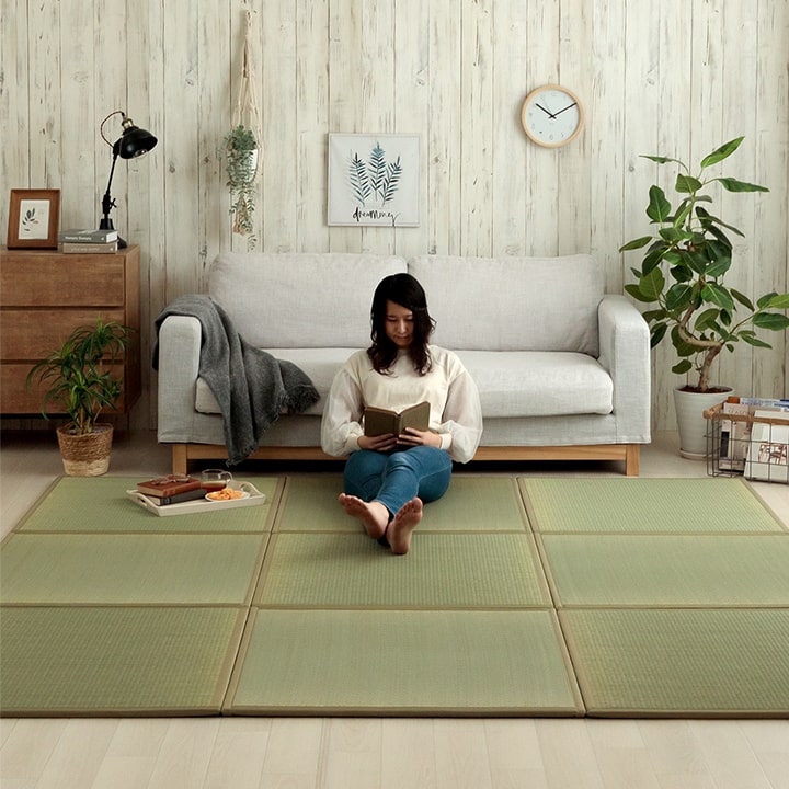 滅ダニシートを使用した置き畳 ダニ増殖抑制99%を実現する