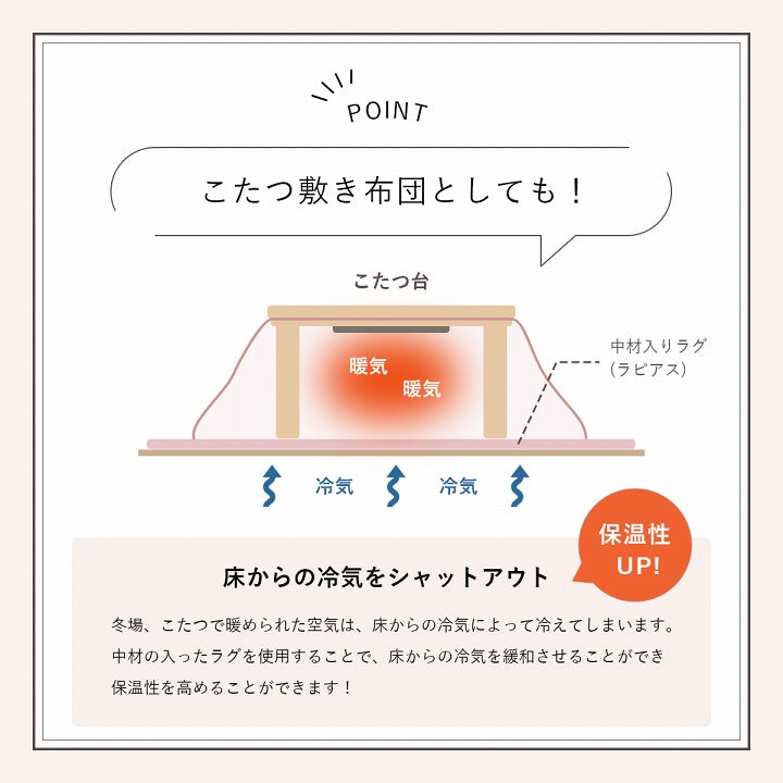 あったかエコファーラグ かわいいシンプルデザインで冬にぴったり ラピアス