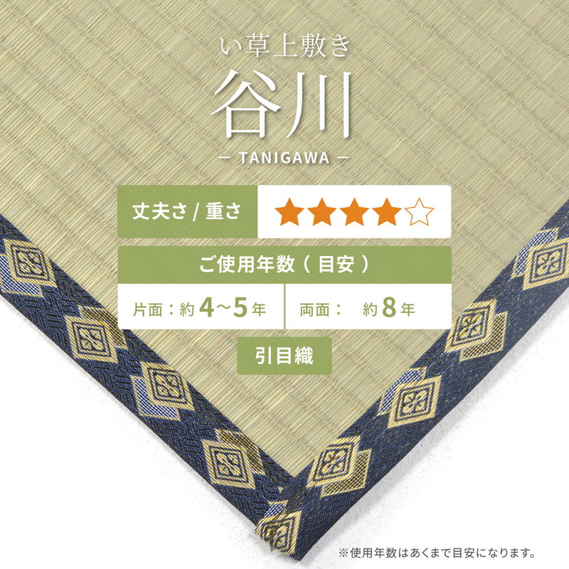 い草上敷き 谷川(たにがわ)本間サイズ