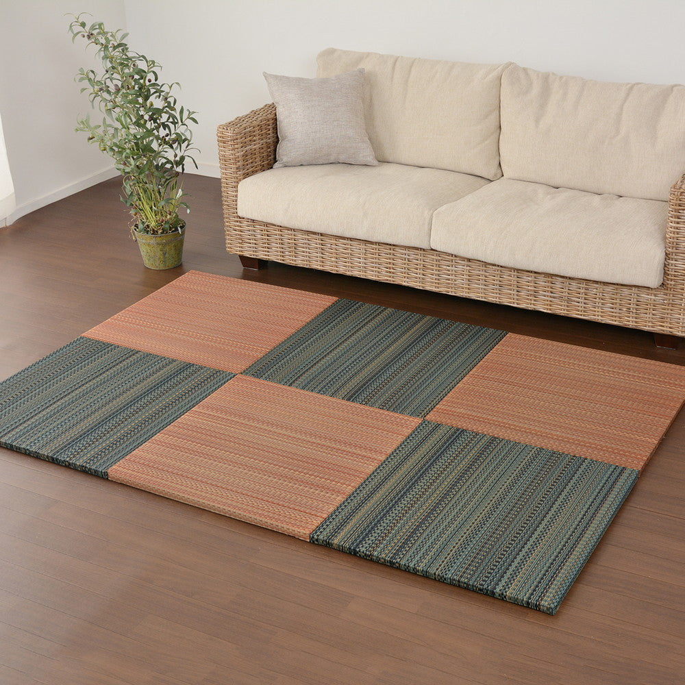 軽くて便利な置き畳 隙間スペースを有効活用 王騎 約65×65×2.5cm