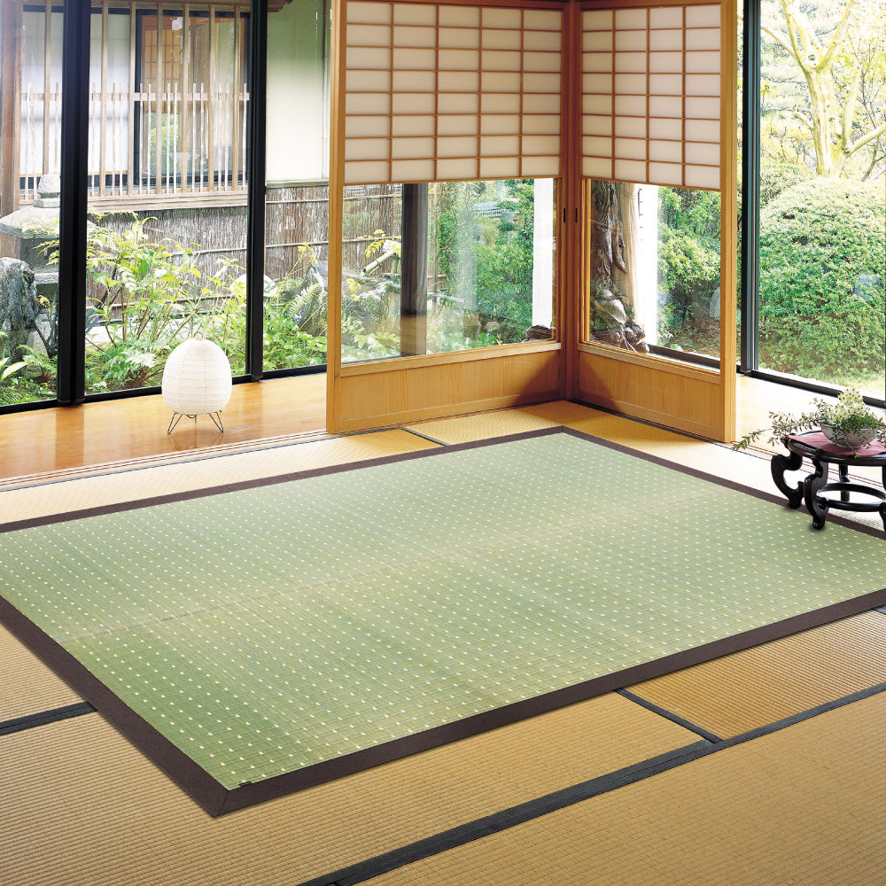 上質な国産い草のみを使用したい草ラグ 吉兆