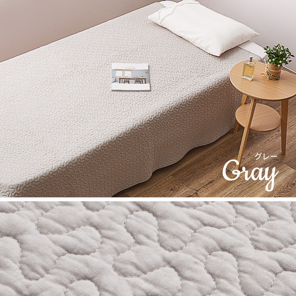 綿100%の洗えるラグ マルチカバーやベッドカバーとしても使えるイブル デコール