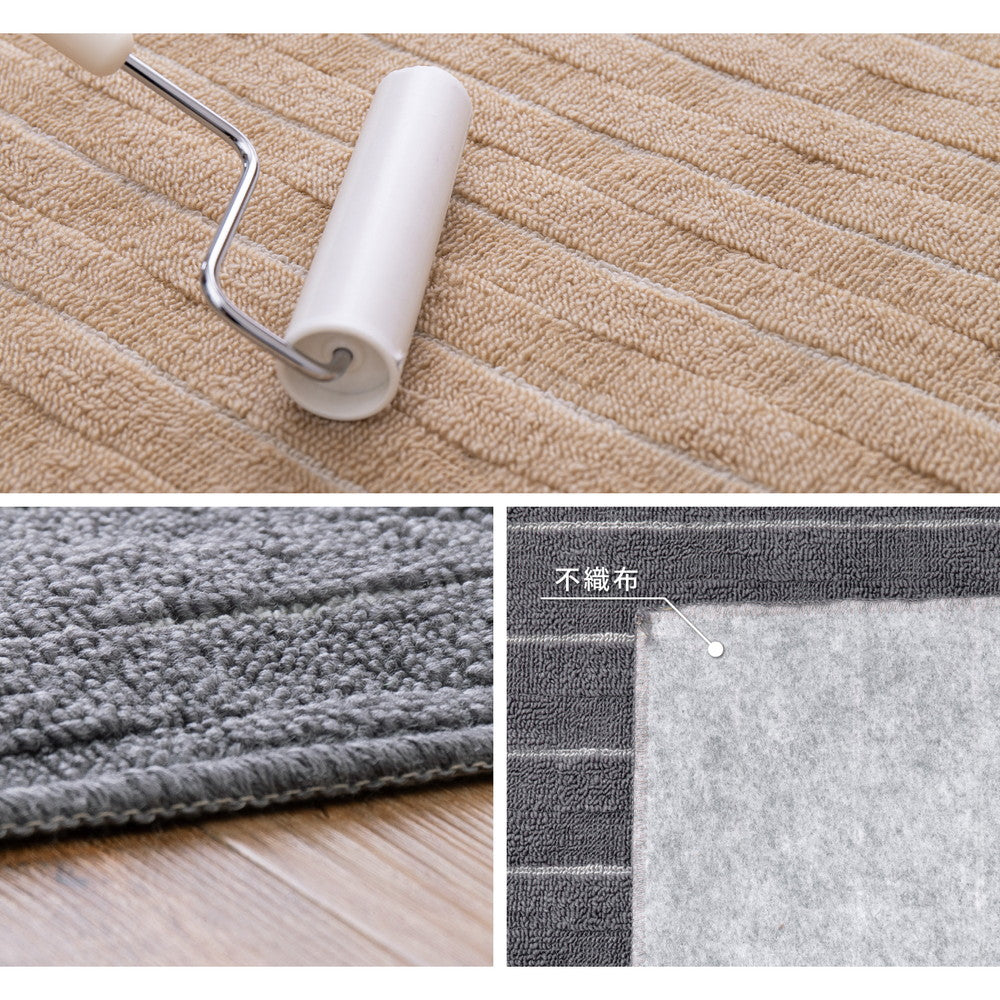 立体的な織りデザイン抗菌機能付きカーペット 江戸間2~8畳