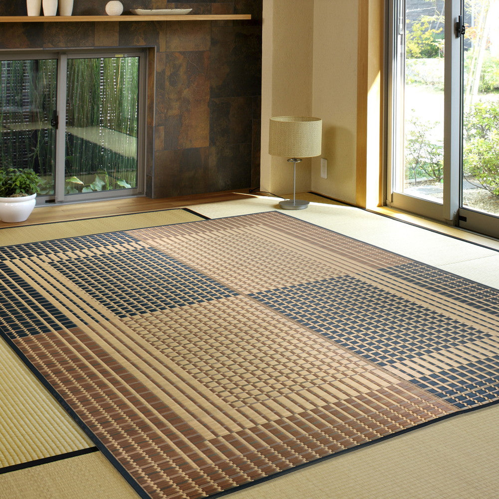 上質な国産い草のみを使用したい草ラグ 右京
