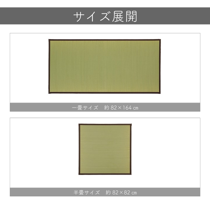 国産い草の置き畳 さっと置くだけで和の空間に 天竜