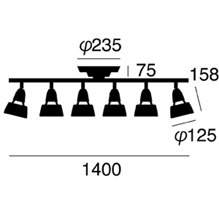 Harmony 6 -Ceiling - ハーモニー 6リモートシーリングランプ(リモコン操作対応)
