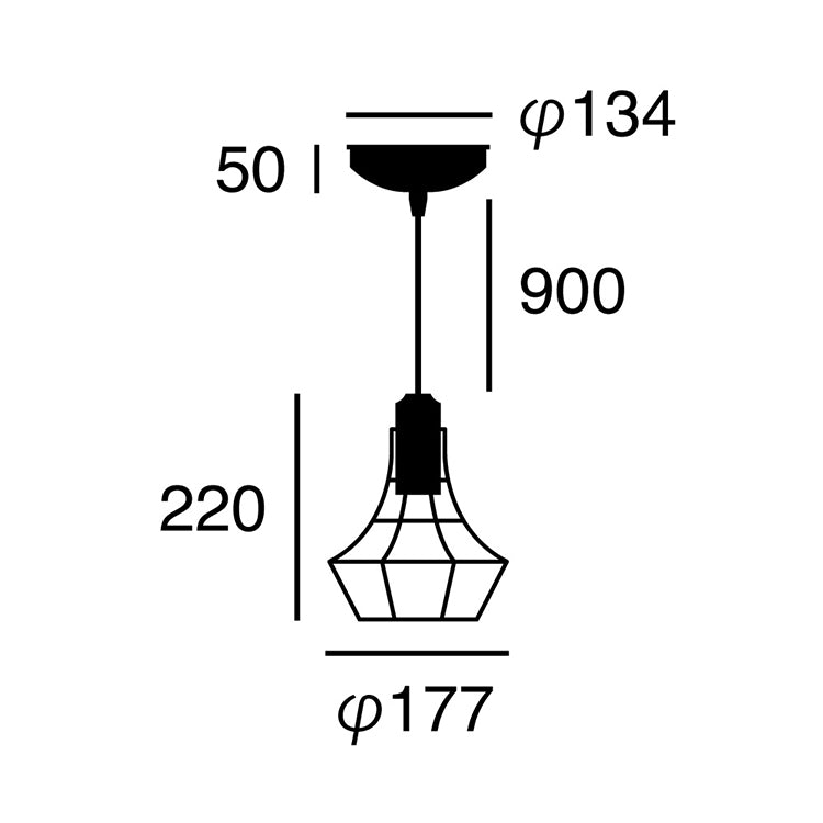 ペンダントライト Polygonal-pendant - ポリゴナルペンダント