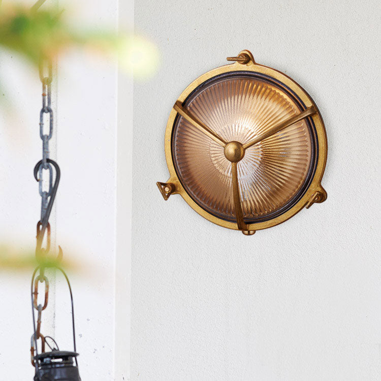 ウォールランプ Beach house-round wall - ビーチハウス ラウンドウォールランプ(屋内・屋外兼用)