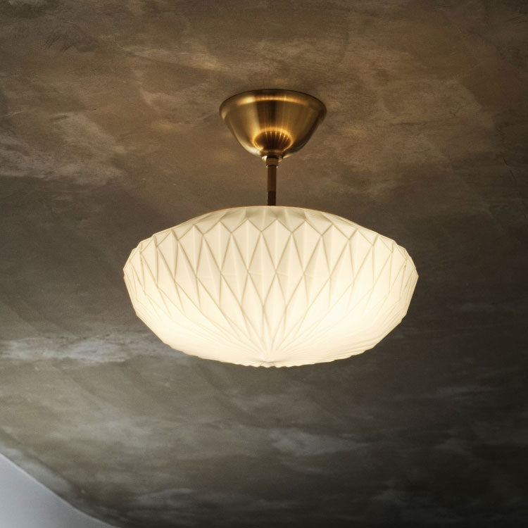 シーリングライト Olin - オリーン 折り紙のような幾何学模様が柔らかで繊細な光を放つ