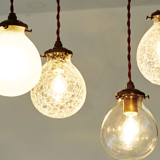 ペンダントライト Marweles - マルヴェル しずくのようなフォルムのガラスシェード