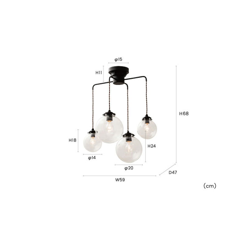 ペンダントライト Orelia(C)- オレリア C