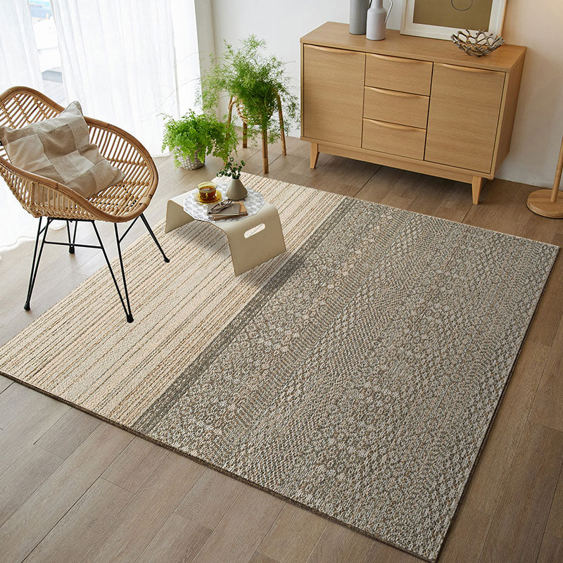 ナチュラルで美しい織り模様の防音ラグ