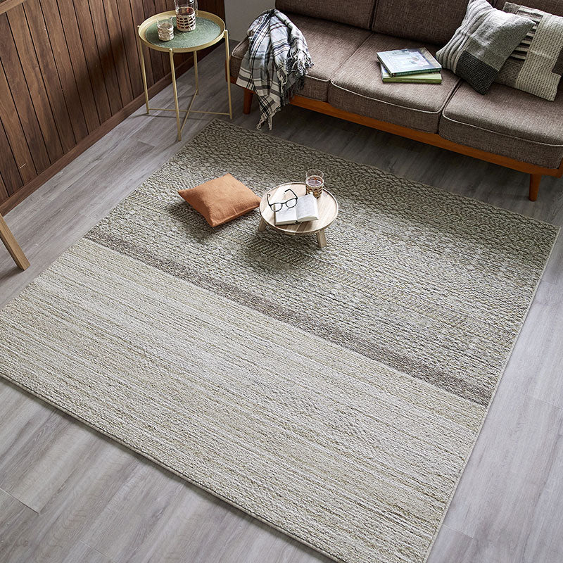 ナチュラルで美しい織り模様の防音ラグ