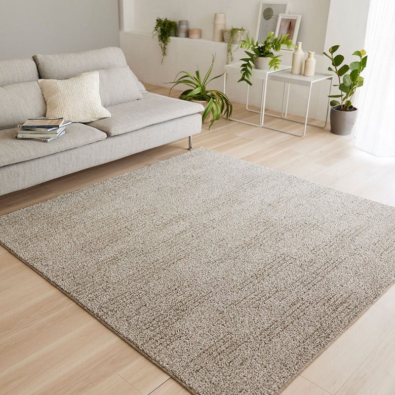 どんなお部屋にも合わせやすい洗える無地のラグ Sol - ソル