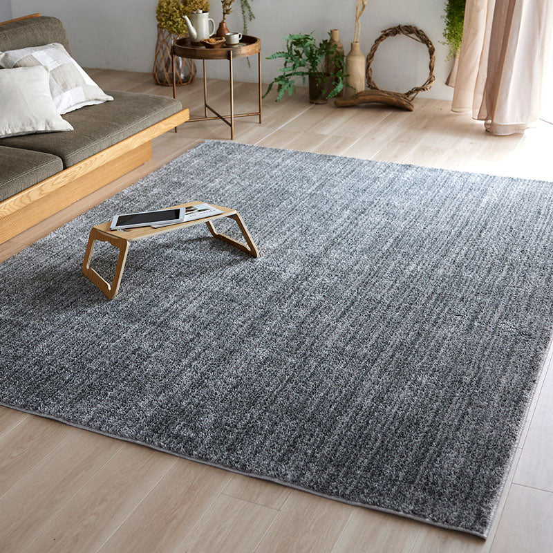 どんなお部屋にも合わせやすい洗える無地のラグ Ecru - エクリュ