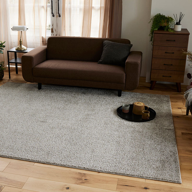 どんなお部屋にもコーディネートしやすい洗える無地のラグ Reflet - ルフレ