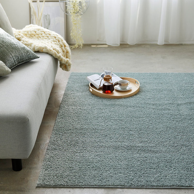 どんなお部屋にもコーディネートしやすい洗える無地のラグ Reflet - ルフレ